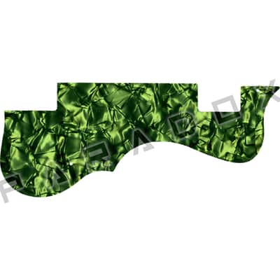 Custom Pickguard For 2021 - 2024 Made in China Hofner Ignition Series Club Bass - Light Green Pearl/Black/White/Black .090"