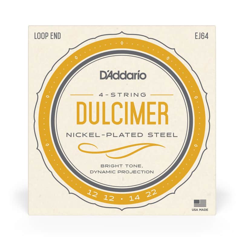 D'Addario EJ64 Loop End 4-String Dulcimer Strings (12-22) image 1