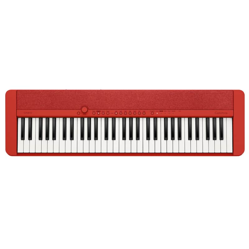 Casio CT-S1 Portable Electronic Keyboard, Red image 1