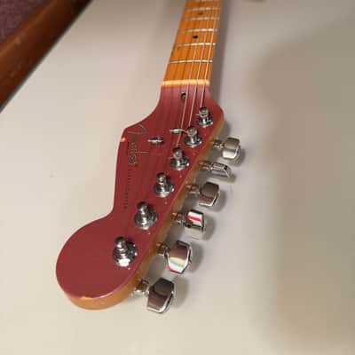 1995 Fender American Standard Stratocaster with Matching Headstock - Burgundy Mist image 8