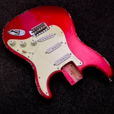 MJT Loaded Body Stratocaster 2020s - Faded CAR image 3