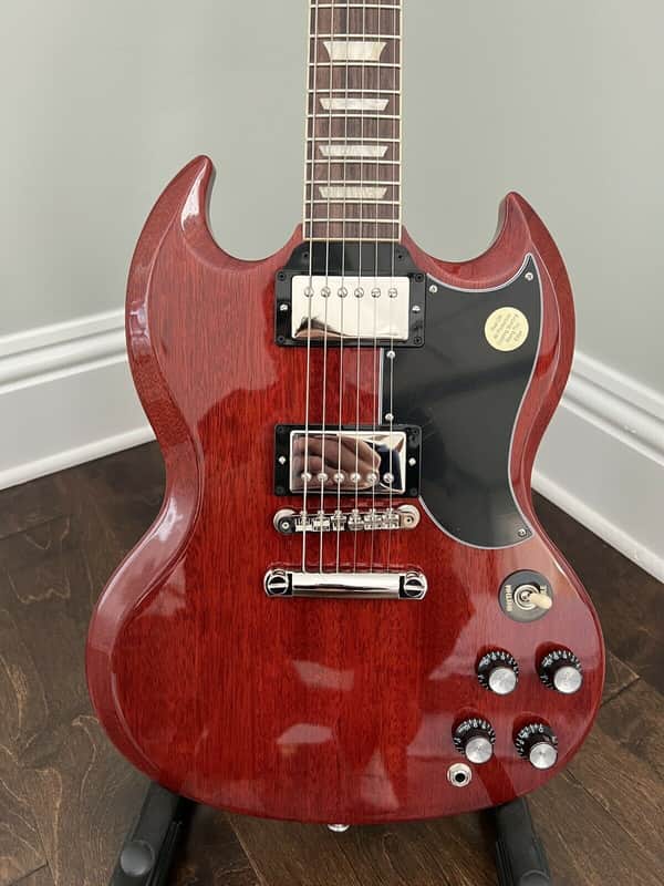 2021 Gibson SG Standard '61 guitar Vintage Cherry Original Case MINT! image 1