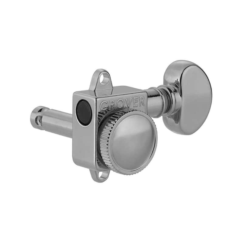 Grover 505FVC Roto-Grip Locking Rotomatic Tuners, 6-in-Line, F-Style, Chrome image 1