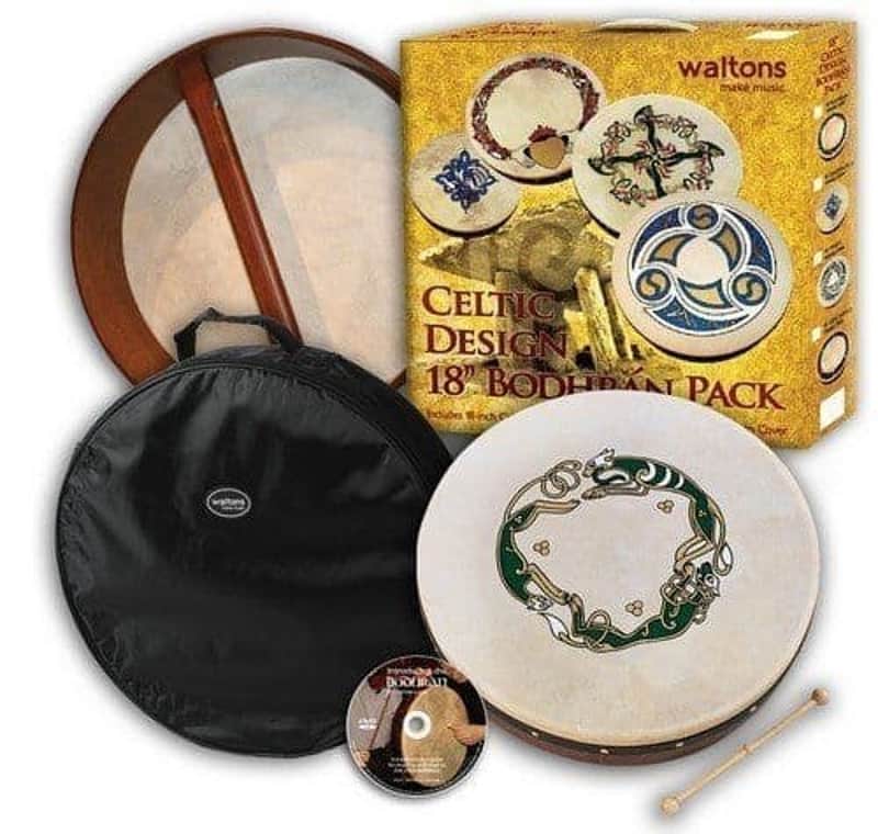Waltons 18" Bodhran Starter Pack, Chase image 1