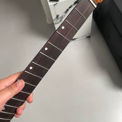 Headless angled farts 24frets roasted maple electric guitar neck T contour 25.5 spoke truss rod image 3