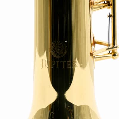 Jupiter JSS1000Q Intermediate Bb Soprano Saxophone in Gold Lacquer SN FF01093 image 2