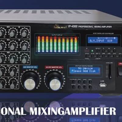 IDOLpro IP-4000 3000W Recording/Bluetooth/HDMI/Optical Professional Console Mixing Amplifier New image 6