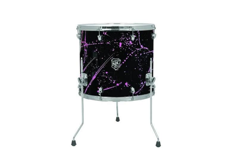 SJC Toms Navigator Floor Tom, NVFT1618CHBKPKSP image 1
