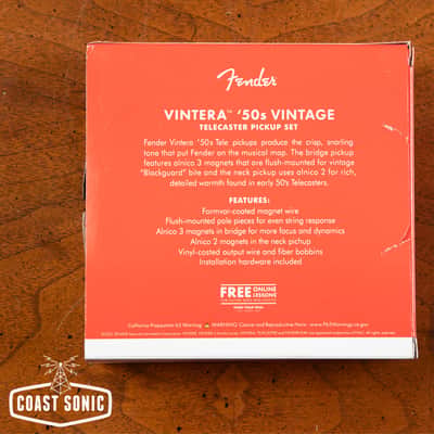 Mint Fender Vintera '50s Vintage Telecaster Pickup Set image 2