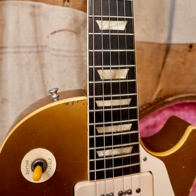Gibson Les Paul Standard 1954 - Goldtop (All Gold) image 6
