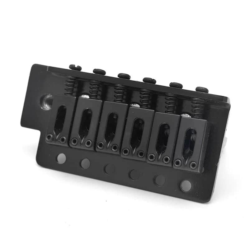 Stratocaster Style Electric Guitar Tremolo Bridge, Black image 1