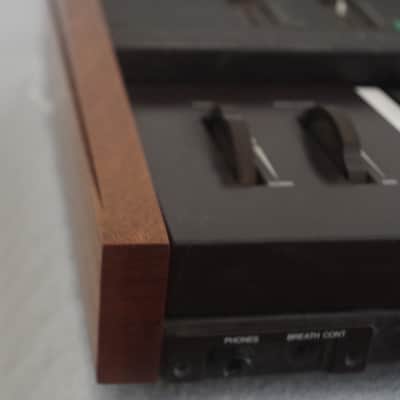 Wood ends for Yamaha DX7 DX9 synthesizer Side panels End caps Mahogany image 6
