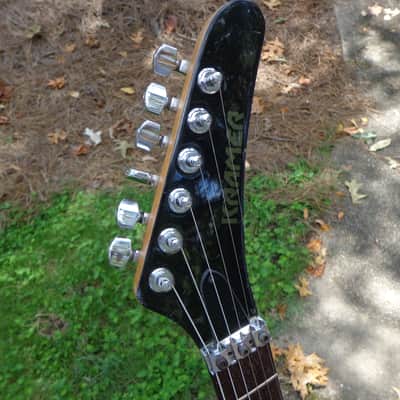 Kramer Pacer Custom 1984 Black- Seymour Duncan Vintage Pickups- Bannana Hockey Stick image 5