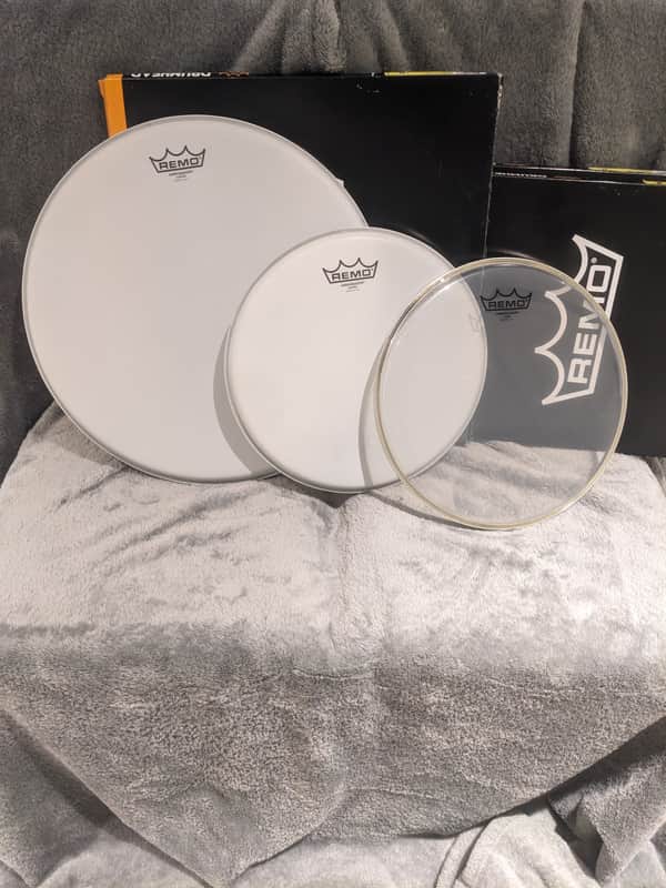 Premier / Olympic pre international drum heads Remo Pre 1970s image 1
