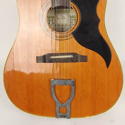 EKO Ranger VII Italian 12 String Acoustic Guitar w/Hard Case image 2