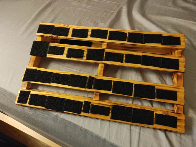 Hand-Crafted Wooden Pedalboard image 1