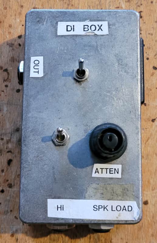 Hand Made Analog DI Box Audio Sweetener Unbalanced to Balanced XLR image 1