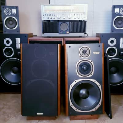 Onkyo SC-1500 Vintage Floor Speakers (aka Monitor 2000x) Very Rare Original Vintage - See Demo 🎶 image 1