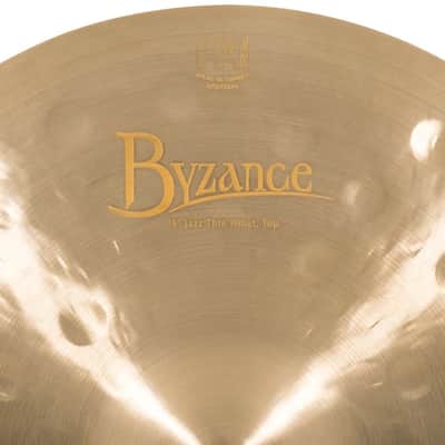 Meinl Byzance Jazz Thin Hi Hat Cymbals 14" image 4
