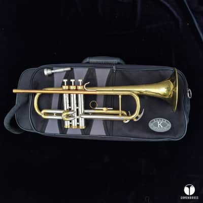 1963 BIG BELL C.G. Conn 6B Victor coprion leadpipe trumpet case mouthpiece gamonbrass image 2