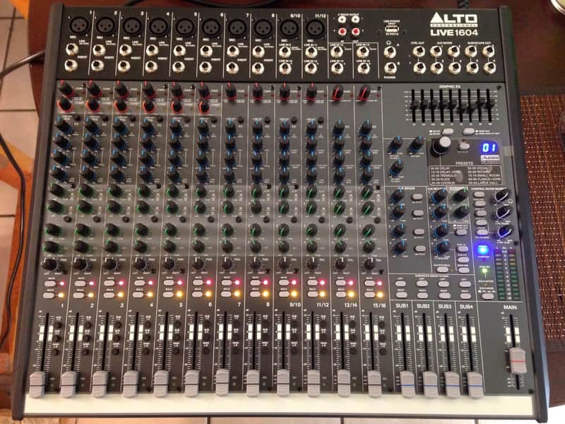 Alto Professional Live 1604 16 chan mixer w/ DSP effects NEW | Reverb