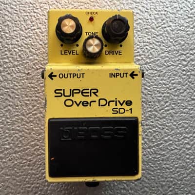 Boss SD-1 Super OverDrive MIJ (Black Label) 1981 - 1988 image 1
