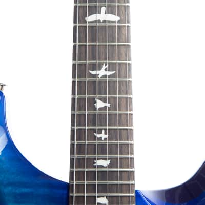 PRS S2 Custom 24 with Pattern Thin Neck Profile, Lake Blue image 5