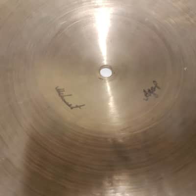 VINTAGE ISTANBUL 20" HEAVY RIDE signed by MEHMET / AGOP image 5