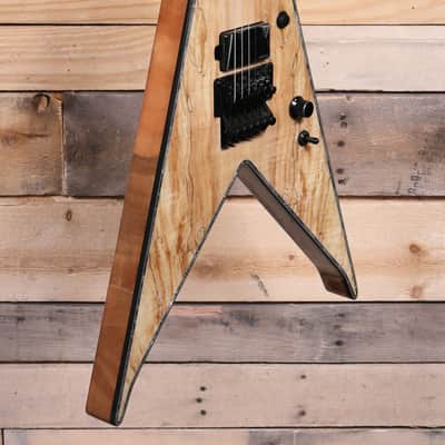 BC Rich JR-V Extreme Exotic Electric Guitar Natural w/ Floyd Rose image 2