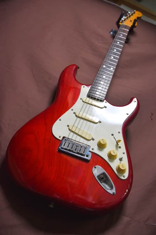 FENDER JAPAN STR-85LS Lace Sensor 1988~1989 fujigen - red 【Offers welcome】 image 1
