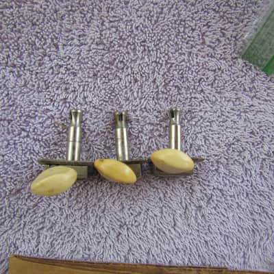 Fender Mustang Tuners Set Of 3  Mid 60's Double Line Kluson Mustang Duo Sonic Tuners  Real Vintage! image 3