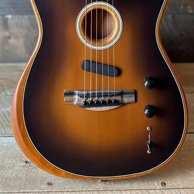 Used Fender American Acoustasonic Telecaster - Sunburst image 6