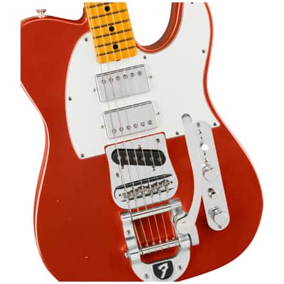 Fender Stories Collection Mike Campbell Red Dog Telecaster® Electric Guitar - Maple Fingerboard - Red Dog Red image 4