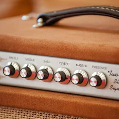 Two-Rock Studio Overdrive 35W 1x12 Combo - Tobacco Suede Cane Cloth Buckskin Piping image 4