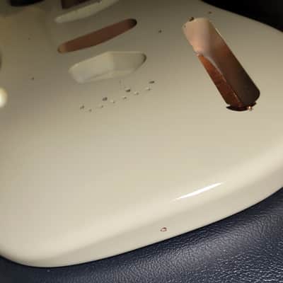 Warmoth Body Tele Strat combo White -USA made image 8