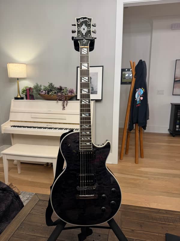 Gibson Les Paul Supreme AAA Quilt Top Limited-Edition Sea Smoke ~Like NEW~ 8.4 LBS Modern Electric Guitar 2024 1960/60's Neck image 1