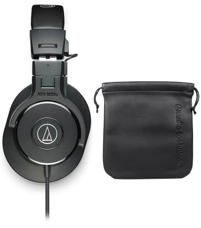 Audio Technica ATH-M30X Professional Studio Monitor Collapsible Headphones image 1