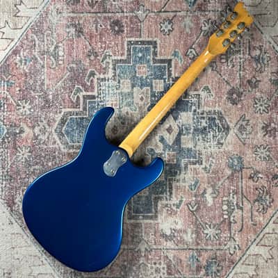 1965 Mosrite Ventures Model Blue Metallic Vintage Made In USA Electric Guitar W/ Original Hardshell Case! image 4