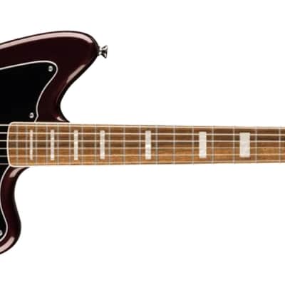 Fender Paranormal Baritone Jazzmaster HH Electric Guitar Oxblood image 1