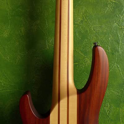 ESP LTD B-5E Neck-thru active 5-string bass (Mahogany top version) image 16