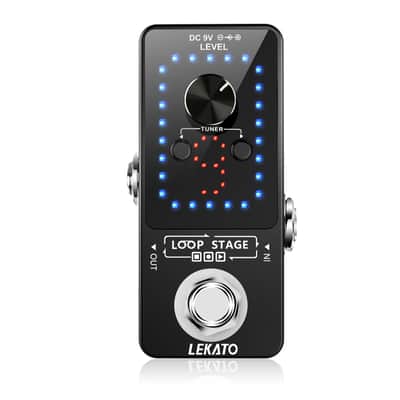 LEKATO Guitar Looper Pedal with 9V 0.6A Looper Pedal Power Supply Effect Loop image 10