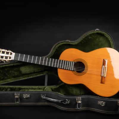 1993 Amalio Burguet 3M Cedar Indian Rosewood - Natural High Gloss | Vintage All Solid Spanisch Masterbuilt Classical Guitar Ebony Fretboard | Case image 2