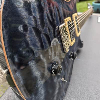 PRS Custom 24 1987 - Whale Blue - 10 top - Moons image 12