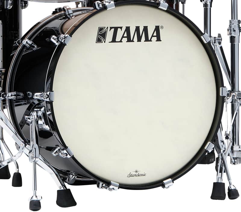 Tama MAB2416Z-PBK Starclassic Maple Lacquer Bass Drum 24 - Piano Black image 1