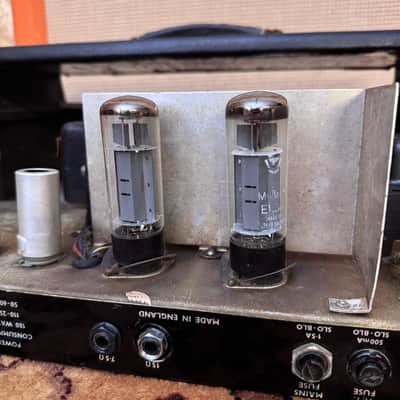Vintage 1960s Selmer Treble N Bass 50 MKIII MK3 Valve Guitar Amplifier Mullards image 14