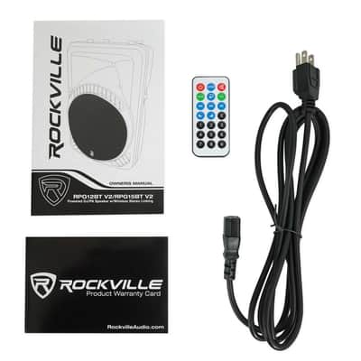 Rockville RPG12BT V2 12" Powered 800W DJ PA Speaker w/Bluetooth+Slip Cover image 19