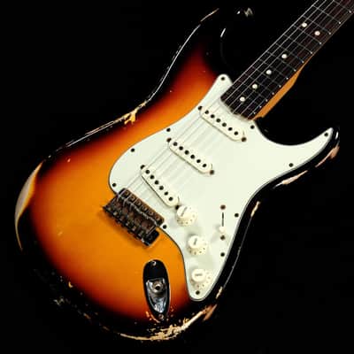 FENDER CUSTOM SHOP LTD 1963 Stratocaster Heavy Relic 3-Color Sunburst [CZ557408] (08/05) image 1