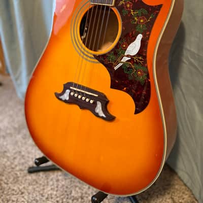 Epiphone Dove pro 2013 - Violin burst image 2