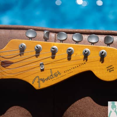 2008 Fender Japan Limited Edition - ST-57 - Old Lake Placid Blue - Upgraded Seymour Duncan PU's & Orange Drop Tone Cap - Pro Set Up w Perfect Frets/Action/Intonation! image 4