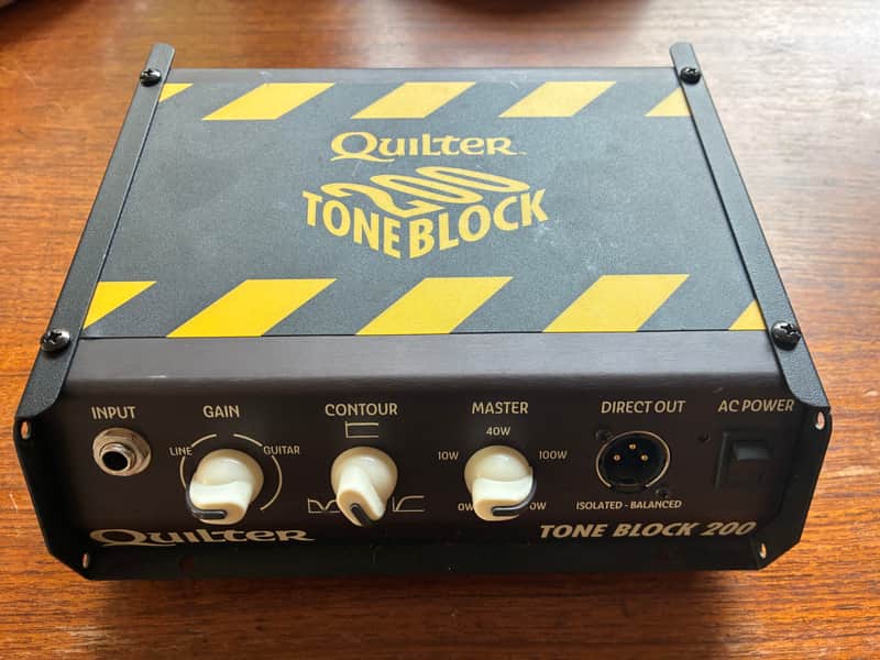 Quilter Tone Block 200 200W Guitar Head 2010s - Black / Yellow image 1